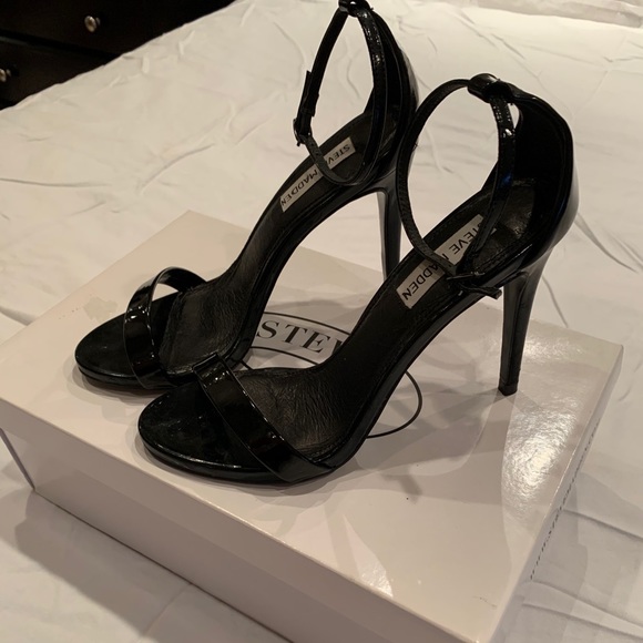 Steve Madden-  Black patent leather Stecy size 7 - Picture 3 of 5